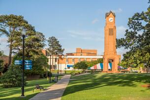 Columbus State University in Georgia's campus on a sunny day