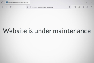 A screenshot of the Columbia Law Review’s website as of Wednesday evening.