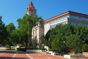 A photo of the University of Kansas campus