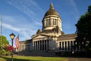 A photo of the Washington state capitol building.